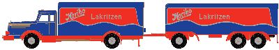 Krupp Titan H�ngerzug HARIBO - Lemke LC3316 1:160