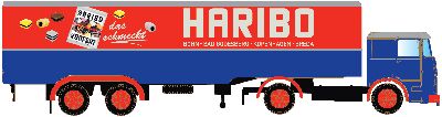 B�ssing LU11-16 Sattelzug HARIBO - Lemke LC3623 1:160