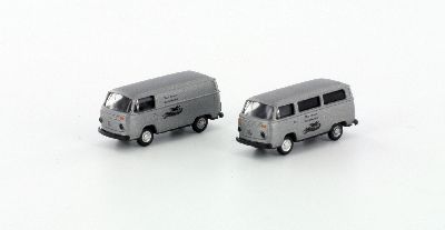 VW Bus T2 2-tlg. Set Bestattungsfahrzeug - Lemke LC3865 1:160