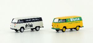 VW Bus T2 2-er Set Bluna+Afri Cola Lizen - Lemke LC3878 1:160