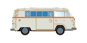 VW Bus T2 Kasten COOP - Lemke LC3894 Spur N