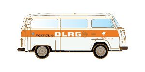 VW Bus T2 Bus m. Dachtraeger - Lemke LC3895 Spur N