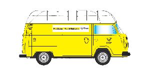 VW T2 Hochdach DBP * - Lemke LC3896 Spur N