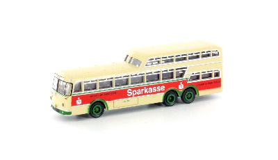 B�ssing Bus 1 1/2 Decker Hagen SSK - Lemke LC3914 1:160