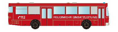 Mercedes-Benz O307 �berlandbus DB Feuerwehr - Lemke LC4024 1:160