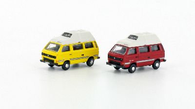 VW T3 2er Set Westfalia Camper - Lemke LC4305 1:160