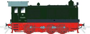 Diesellok V 36 031 DR III schwarz DCC-Sound/Kupplung - Lenz 40110-04 Spur 0