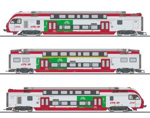 3-Tlg. Elektro-Triebzug, Kiss, Cfl, Ep.Vi - Liliput 133860 Spur H0