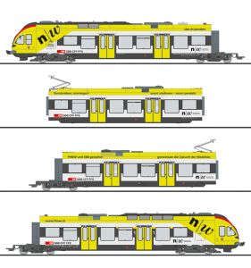 4-tlg. Elektro-Triebzug, FLIRT, SBB-CFF, Ep.VI - Liliput 133863 Spur H0