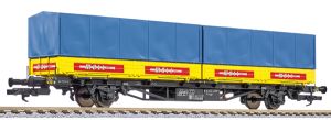 Containertragwagen DB Lgjs 571.1 2 Wechselpritschen MOLL Ep. - Liliput 235224 Spur H0