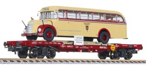 Transpwg. m. Bus Salzburger Stadtwerke �BB Ep.IV - Liliput 235785 Spur H0