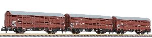 Set Verschlagwagen Vlmms 63 ohne B�hne DB Ep.III - Liliput 260140 Spur N
