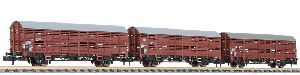 Set Verschlagwagen Hbers 358 ohne B�hne DB Ep.IV - Liliput 260141 Spur N