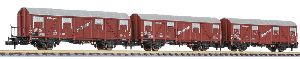 Set ged. G�terwg. Tnomhs 59 BANANEN DB Ep.III - Liliput 260143 Spur N