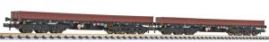 Set Schwerlastwg. DB AG Samms-u 454 br./schw. Ep.V - Liliput 260198 Spur N