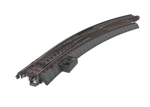 C-Gleis Bogenweiche R3 rechts, schlank - Maerklin 24772 Spur H0