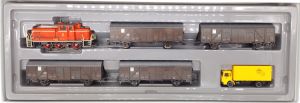 Post-Zug Diesellok BR 260 und 4 G�terwagen fx-Digital - Maerklin 2690 Spur H0
