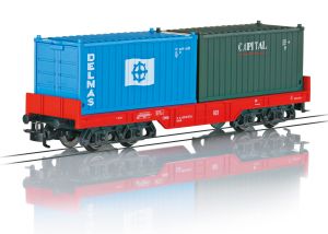 Containertragwagen DB AG - Maerklin 44700 Spur H0