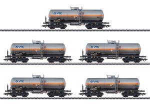 Kesselwagen-Set VTG 5-tlg. gealtert MHI - Maerklin 46465 Spur H0