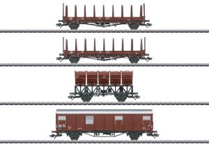 G�terwagen-Set DB  Epoche III 4-teilig - Maerklin 46662 Spur H0