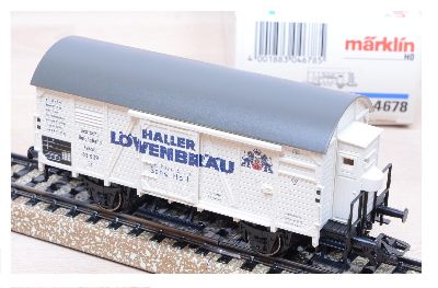 G�terwagen Haller L�wenbr�u DRG - Maerklin 4678 Spur H0