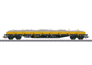 Niederbordwagen Res mit Schotter On Rail - Maerklin 47168 Spur H0