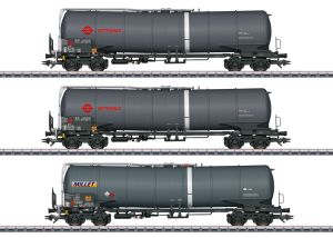 3-tlg. Set Kesselwagen Zacns Ermewa - Maerklin 47551 Spur H0