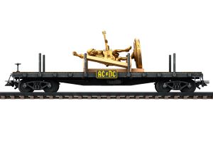 US-Flachwagen AC/DC Stiff Upper Lip LIM. - Maerklin 48837 Spur H0
