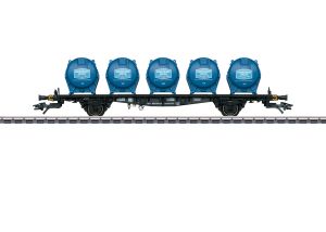 Beh�lter-Tragwagen Milchwagen mit 5 pa-Milchbeh�ltern der Gm - Maerklin 48934 Spur H0