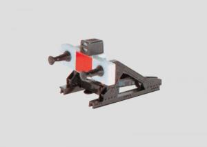 Prellbock mit Sperrsignal, beleuchtet - Maerklin 7389 Spur H0