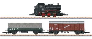 Dampfzug BR 89 mit 2 G�terwagen DB Ep. III - Maerklin 81701.1 Spur Z
