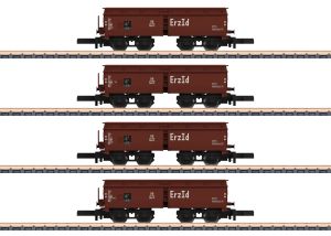4-tlg. Set Selbstentaldewagen OOtz 44 DB - Maerklin 82710 Spur Z