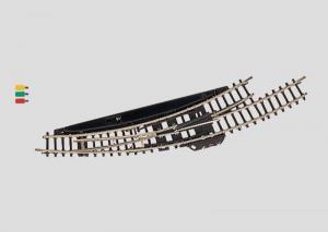 Bogenweiche links elektrisch r195 mm - Maerklin 8568 Spur Z