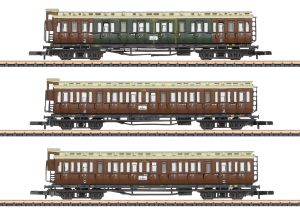 Abteilwagen-Set KPEV - Maerklin 87568 Spur Z