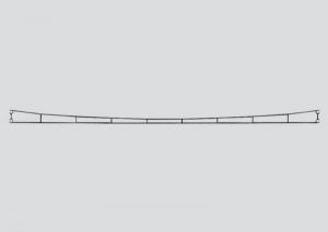 Fahrdrahtst�ck 165 mm - Maerklin 8922 Spur Z