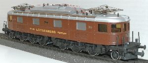 Roxy  BLS Ae 6/8 braun f�r M�rklin 3-L-W - Metrop 0002 Spur H0