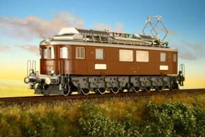 E-Lok Ae 6/8 206 BLS braun - Metrop 697 Spur H0