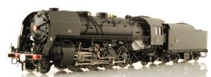 Dampflok 141 R 1244 SNCF Museum Brugg gr�n/schwarz - Modelbex I-MX.0026 Spur 1