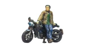 Caf� Racer Motorrad,�stehend� - Noch 10908 Spur H0