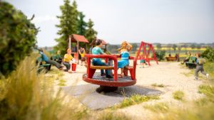 H0 m-m Kinderkarussell - Noch 13403 Spur H0