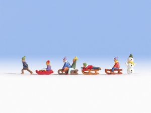 H0 Kinder im Schnee - Noch 15819 Spur H0