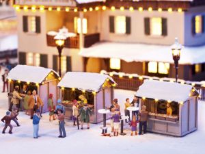 H0 Themen-Set Weihnachtsmarkt - Noch 65610 Spur H0