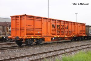 Containertragwagen Sgnns CH-W - Piko 24553 Spur H0
