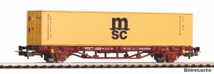 Containertragwagen MSC FS VI - Piko 27751 Spur H0
