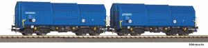 2er Set Teleskophaubenwagen VTG VI - Piko 28307 Spur H0