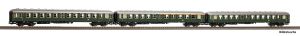 3er Set yl-Wg. Mit Steuerwagen DB III - Piko 28326 Spur H0