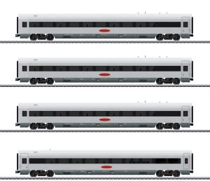 Set Personenwagen Metropolitan DB AG 4-tlg. - Piko 28350 Spur H0