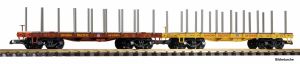 G-Rungenwagen 2er Set UP - Piko 38774 Spur 2m