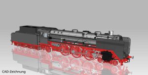 Sound-Dampflok BR 03 DRG II, - Piko 50694 Spur H0