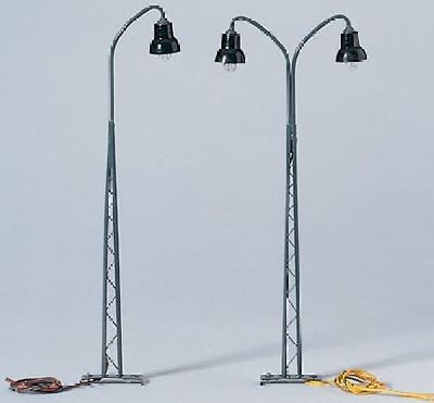 Gittermastlampe, 2-flammig, 140 mm - Piko 55753 Spur H0
